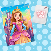 Digital Download . 100 Cute Princess Coloring Pages