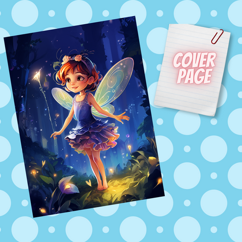 Digital Download . 120 Cute Fairy Coloring Pages