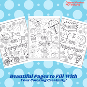 Digital Download . 31 Positive Affirmations Coloring Pages