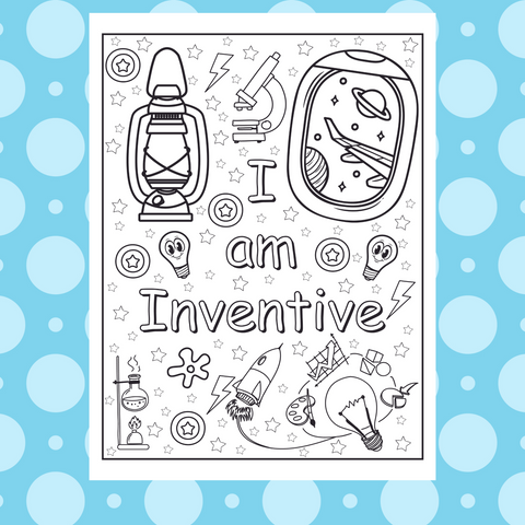 Digital Download . 31 Positive Affirmations Coloring Pages